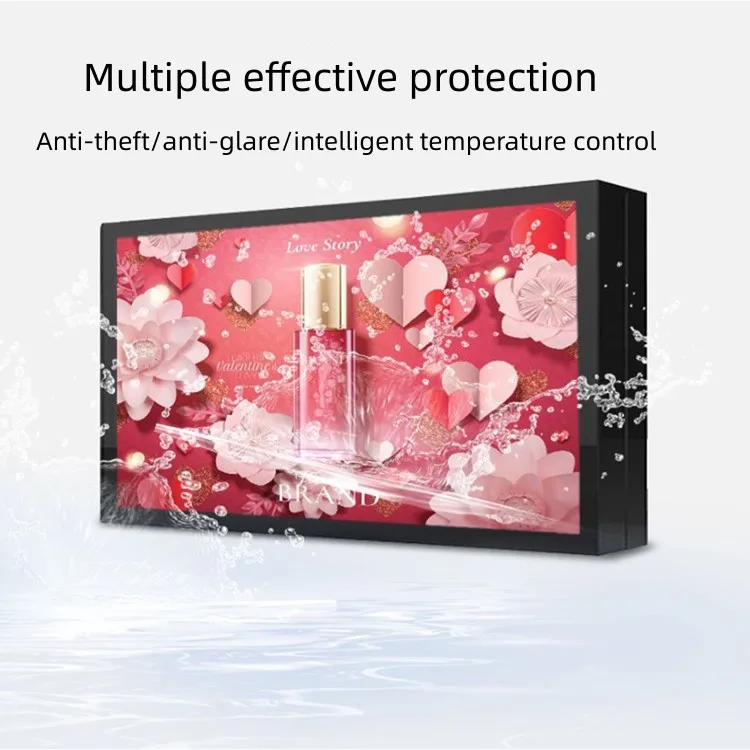 Digital Signage and Displays Wall mounted 32inch Waterproof Outdoor LCD Display