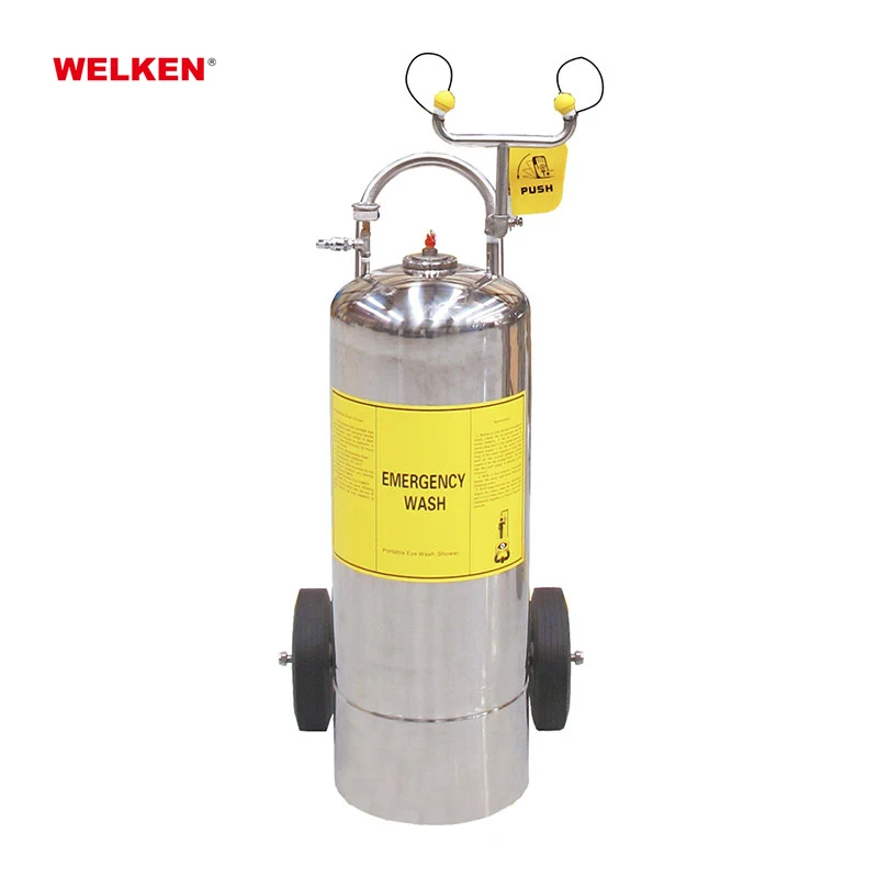 CE approved outdoor safety emergency eyewash and shower station ss304 Portable Eye Wash