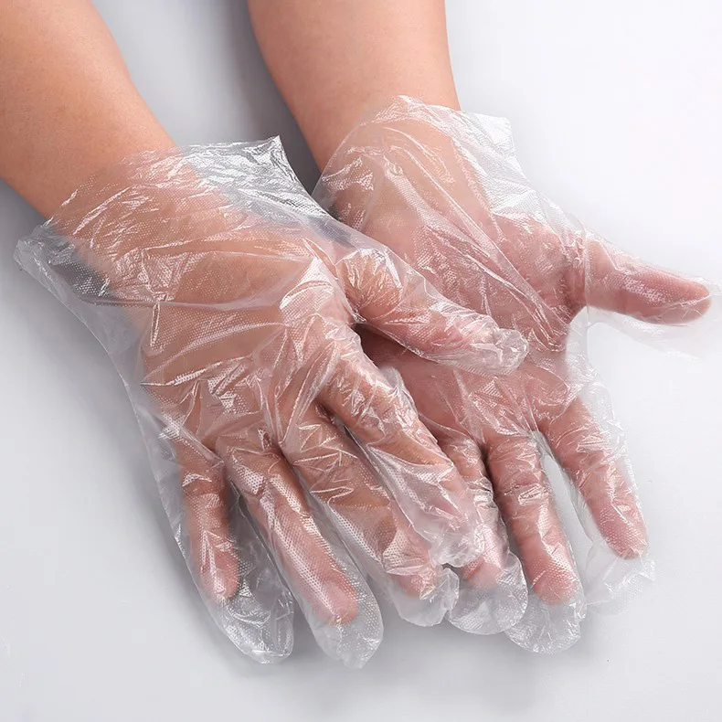 Factory Price OEM Polythene Clear Transparent Pe Ldpe Waterproof Food Disposable Hand Plastic Gloves