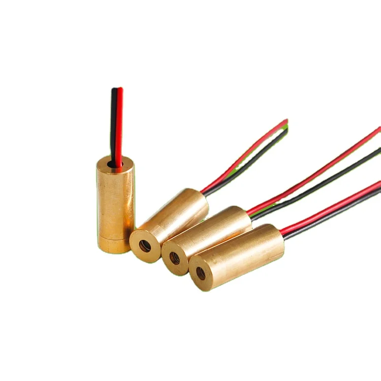 5V 650nm 5mW Adjustable Laser Dot Diode Module Red Sight Copper Head Mini Laser Pointer