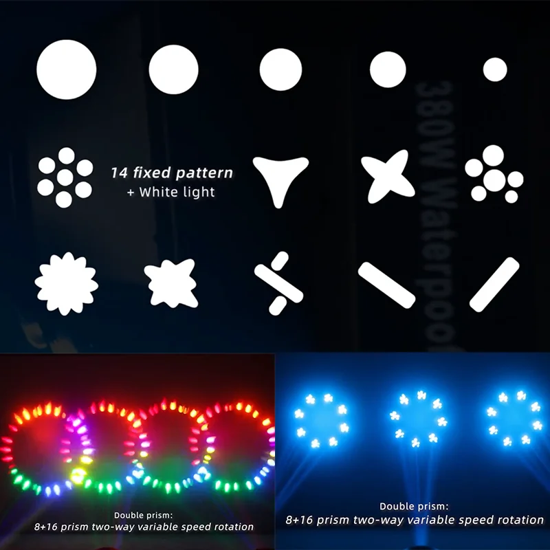 380W Waterproof Moving Head Sky Beam Light Concert Stage Ip65 Moving Head Sky Beam Searchlight