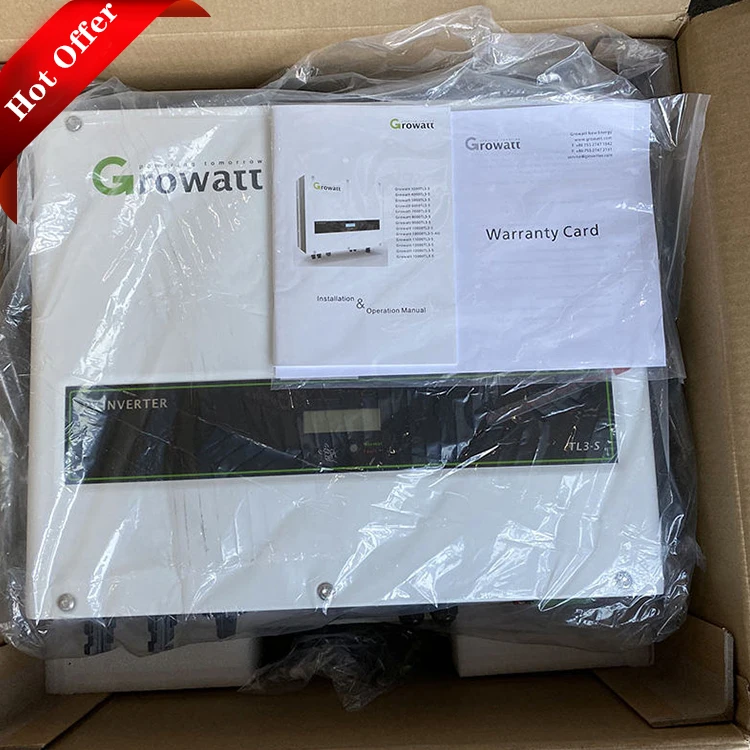 Factory Direct Growatt Solar Off Grid Inverter Three Phase Hybrid Inverter 1000 watts Solar Charge Controller 10kW