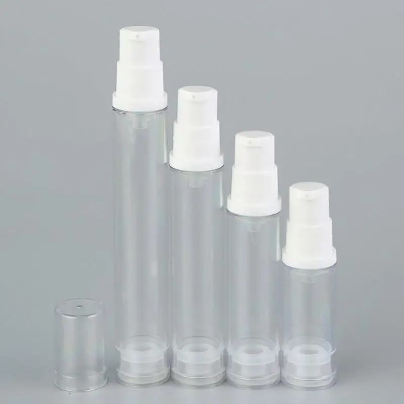 In stock 5ml 10ml 12ml 15ml Custom Mini Atomizer white head Mist Airless Spray Bottle Packaging Cosmetic Airless Pump Bottles