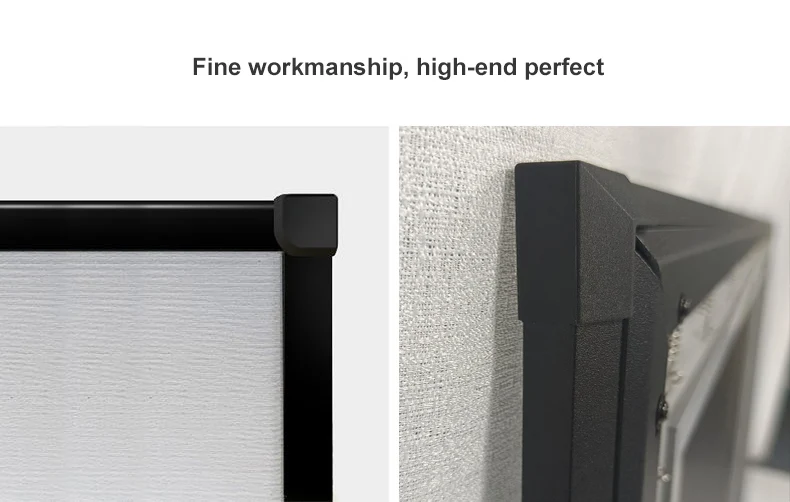 Best Quality ALR CLR Fixed Frame projector screen for 3D 4K UST laser Projector 84inch