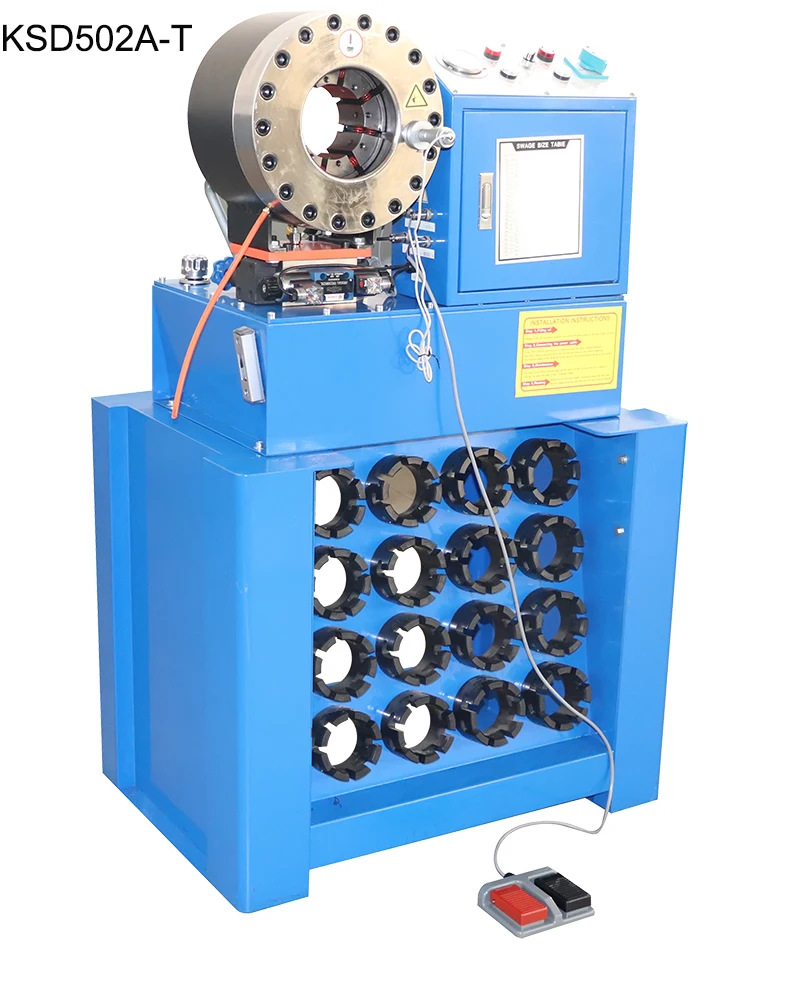 Portable 2inch used hose crimping machine crimper dx68 12 volt 24V industrial hydraulic hose press