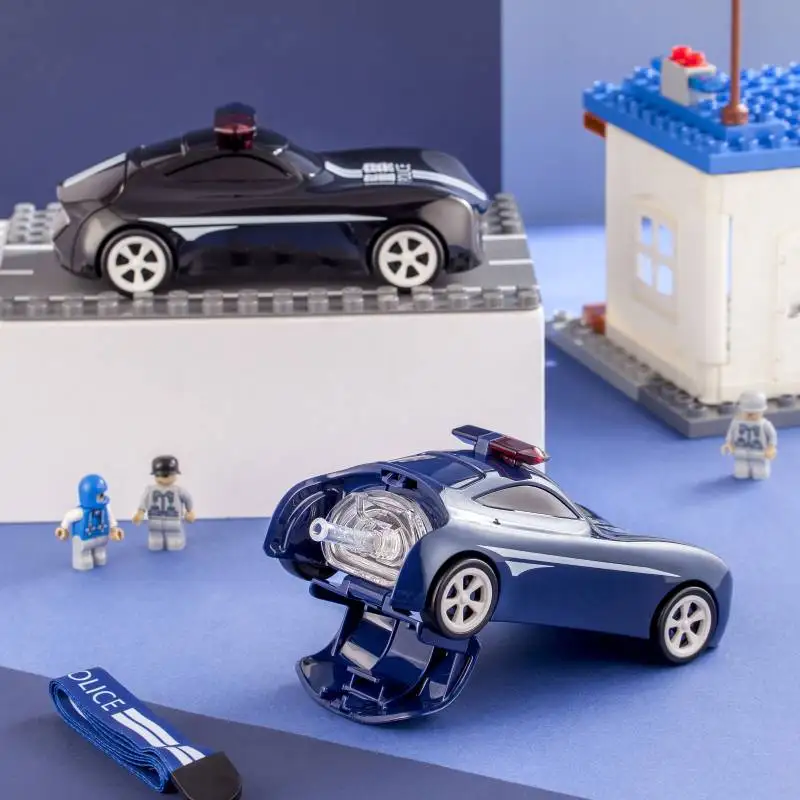 PINKAH children toy water bottle food grade bpa free plastic tritan police bottle with straw