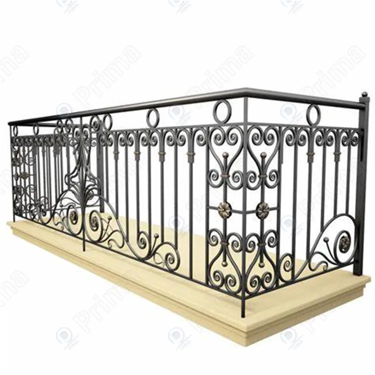 CBDMART Outdoor Wrought Iron Stair Railing Price Wrought Iron Stair Railing Railing For Bed