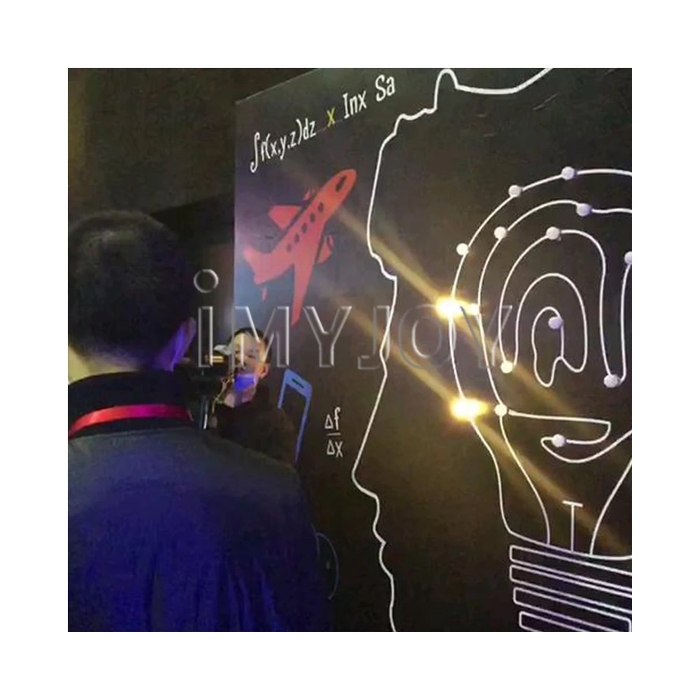 New technology booth game science brain wave sensor control lamp light luminescence game brain wave headband