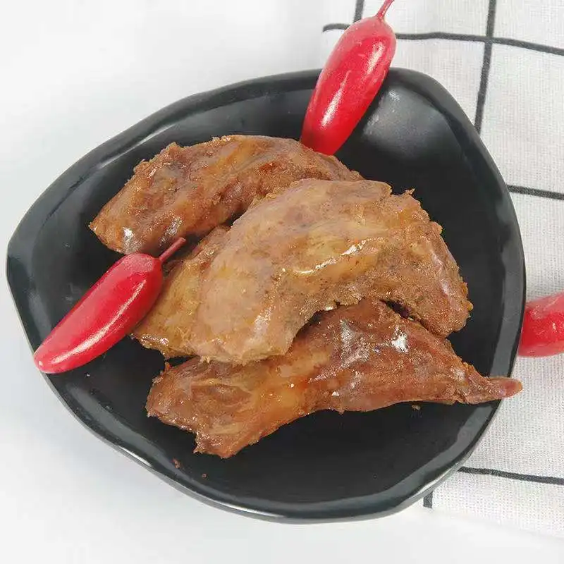 
2021 hot-selling barbecue flavor grilled neck 25g* bag vacuum packaging delicious net celebrity healthy snacks 