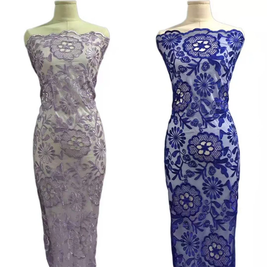 Topone Istanbul French Closure European Bulk Chiffon Guipir Organza Lace Fabric