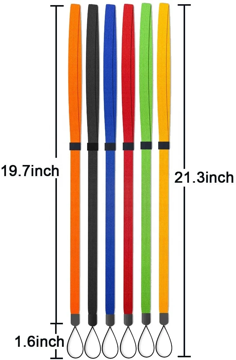 
Lanyard Adjustable for Walkie-Talkie Cruise Braided Flat Neck Strap for Keys Pen Phone id Badges Holder Office Name USB iPod 