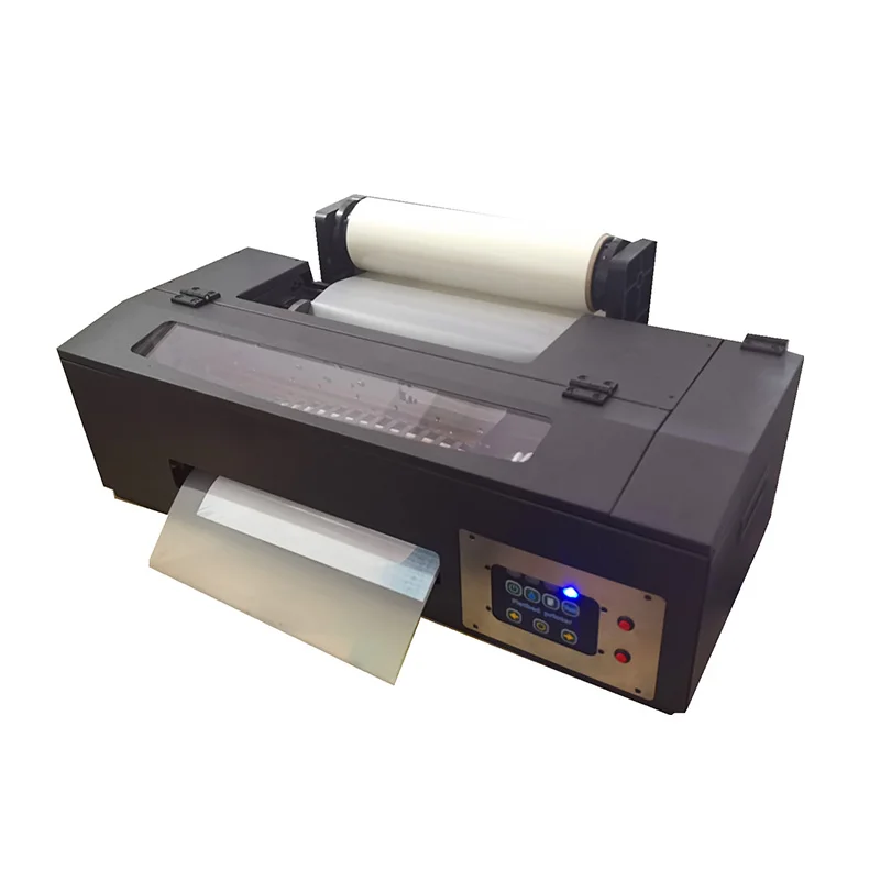 Small Roll to Roll Clothes PET Film DTF Printing Machine Inkjet Printer for Epson L1800 Heat Transfers Designs Ready to Press