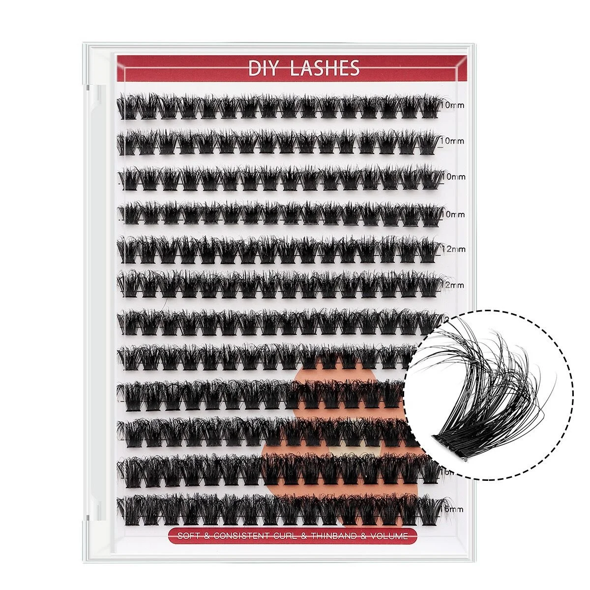 Hand Made Bond Seal Applicator Diy Lashes Eyelash Extensions Pre Cut 8-16 Lash Extension Kit Diy Lash Extension Kit 60D 80D 100D