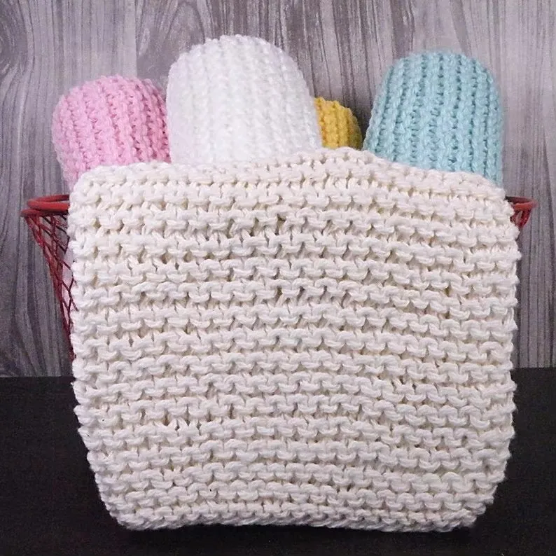 Y-F High quality Hand Knitted crochet Natural 100%Cotton Dishcloths Bathroom Washcloths Lazy Rag