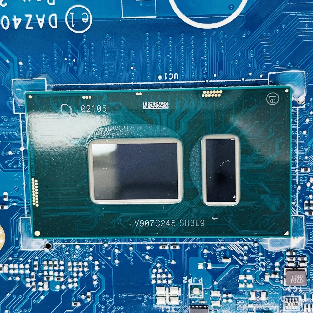 Original For DELL Latitude 7490 Laptop Motherboard With SR3L9 I5-8350U CPU CN-0C56HH 0C56HH DAZ40 LA-F322P DDR4 100% Tested