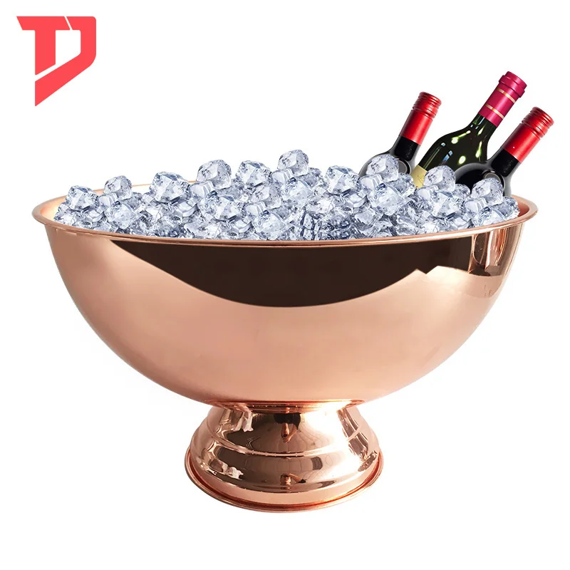  custom ice bucket luxury Stainless steel champagne