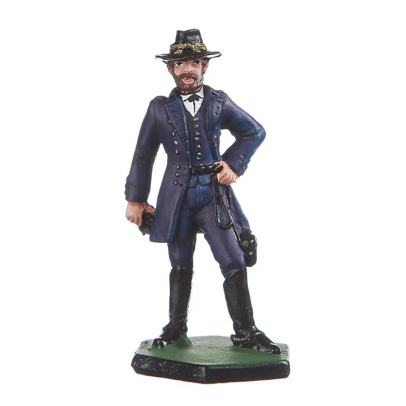 Pewter Soldier with colorful hand painted gifts