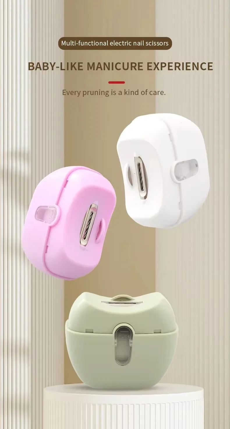 2 In 1 Nail Baby Nail Electric Baby Nail plastic trimmer