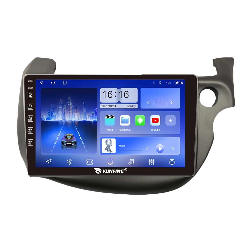 For Honda Fit 2007-2014 RHD 10 inch Headunit Device Double 2 Din Octa-Core Quad Car Stereo GPS Navigation android car radio