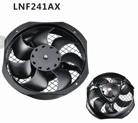 air conditioner condenser LNF-241AX 11inch suction  Linrui12v  /24v  bus/truck cooling axial fan