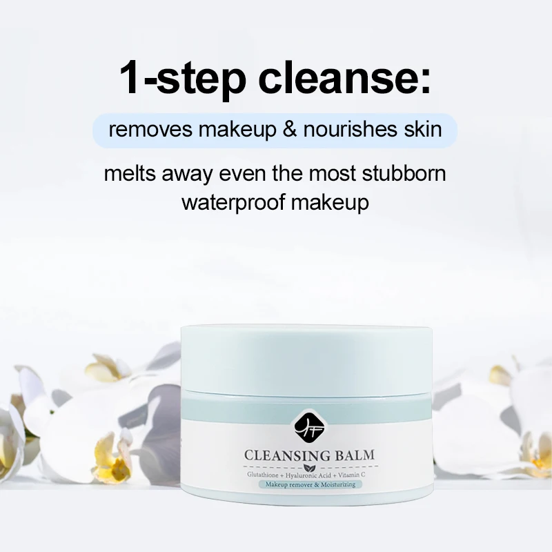 Private Label Skin Care Facial Cleanser Natural Makeup Remover - Glutathione Makeup Cleansing Balm Cosmetic
