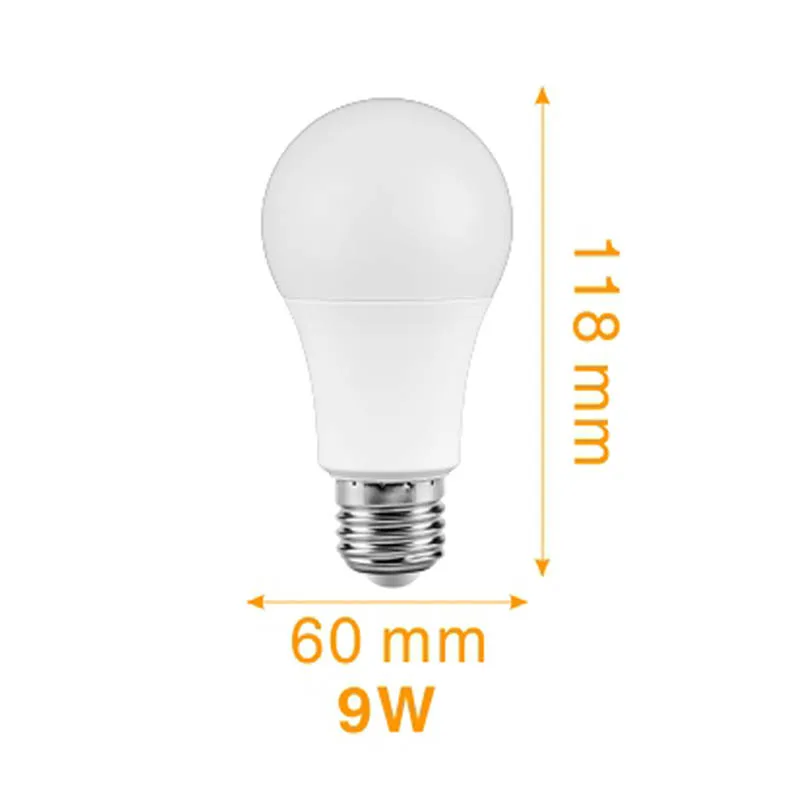 Wholesale Portable 7w 9w 12w A60 Outdoor Lighting Lamp Sound Sensor Led Light Bulb
