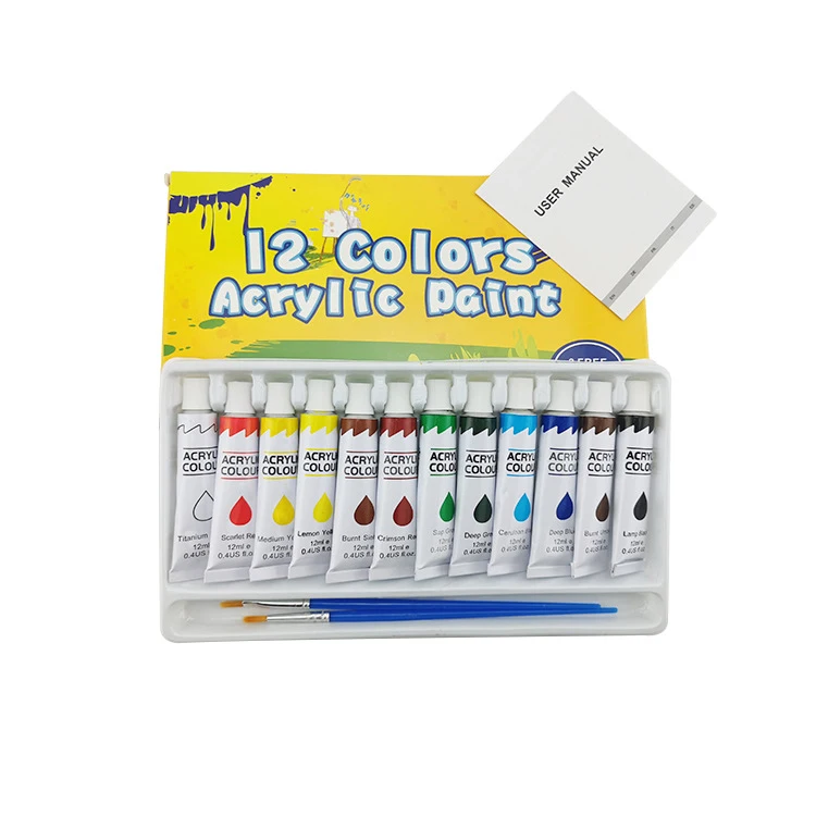 China Art Supplies Non Toxic Art Set DIY Painting Acrylic Paint Color Set for Students
