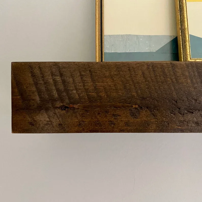 Hot Sales Solid Oak Wall Floating Shelves Decorative Heavy Duty Wall Storage Modern Rustic Floating Shelves