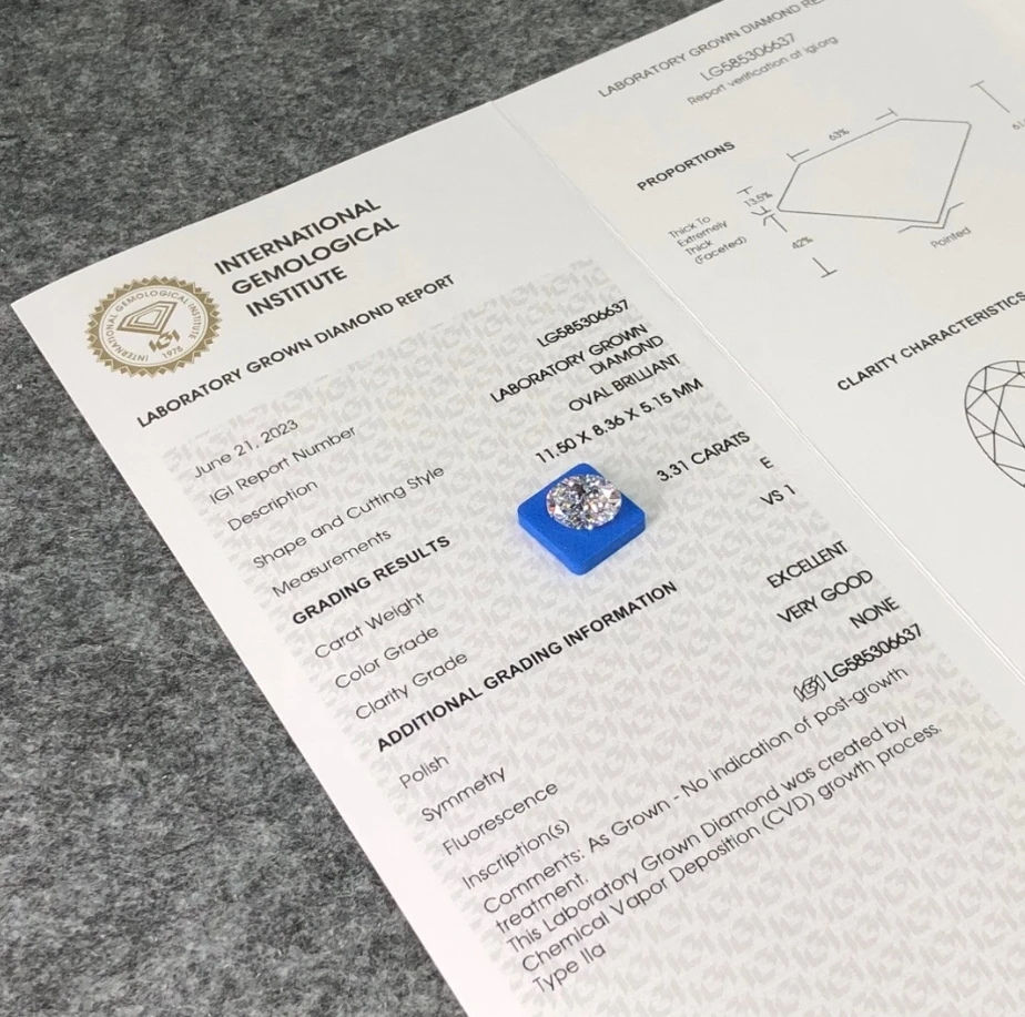 Wholesale Price Synthetic Diamond Manufacturing New Trendy Various Size and Shape CVD HPHT Lab Diamond
