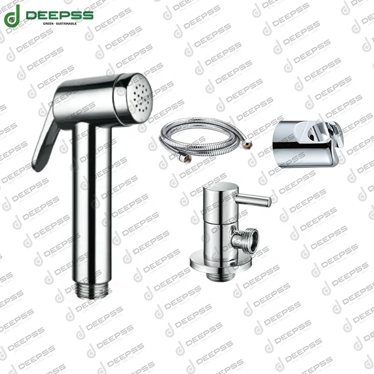 DEEPSS Factory Supply ABS Hand Held Bidet Shattaf Toilet Hand Bidet Sprayer
