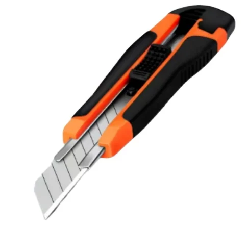 Cheap factory price hand tools safety retracting mini office paper cutter utility knife with 9mm blade