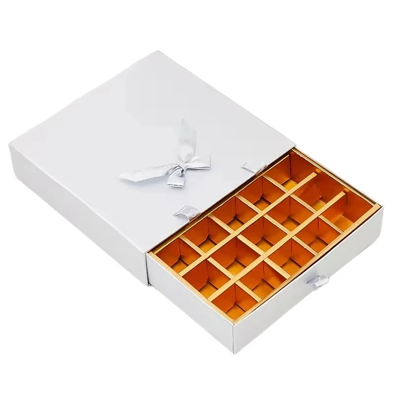 Custom Rigid Chocolate Box Rectangle Candy Chocolate Packaging Luxury Gift Box for Flowers and Chocolates