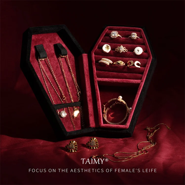 Jewelry Packaging Box Manufacturer Wholesale Bulk Custom Logo TOP Quality HOT selling Velvet Jewelry Boxes