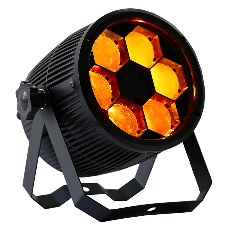 high quality six bee eye led par can light with zoom for dj party