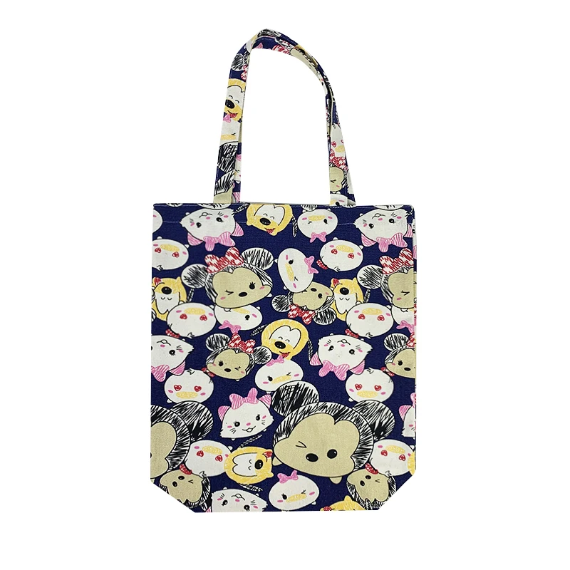 High Quality China Manufacturer All Over Print Linen Bamboo Pouch Colorful Plain Recycled Logo Organic Canvas Custom Cotton Bags