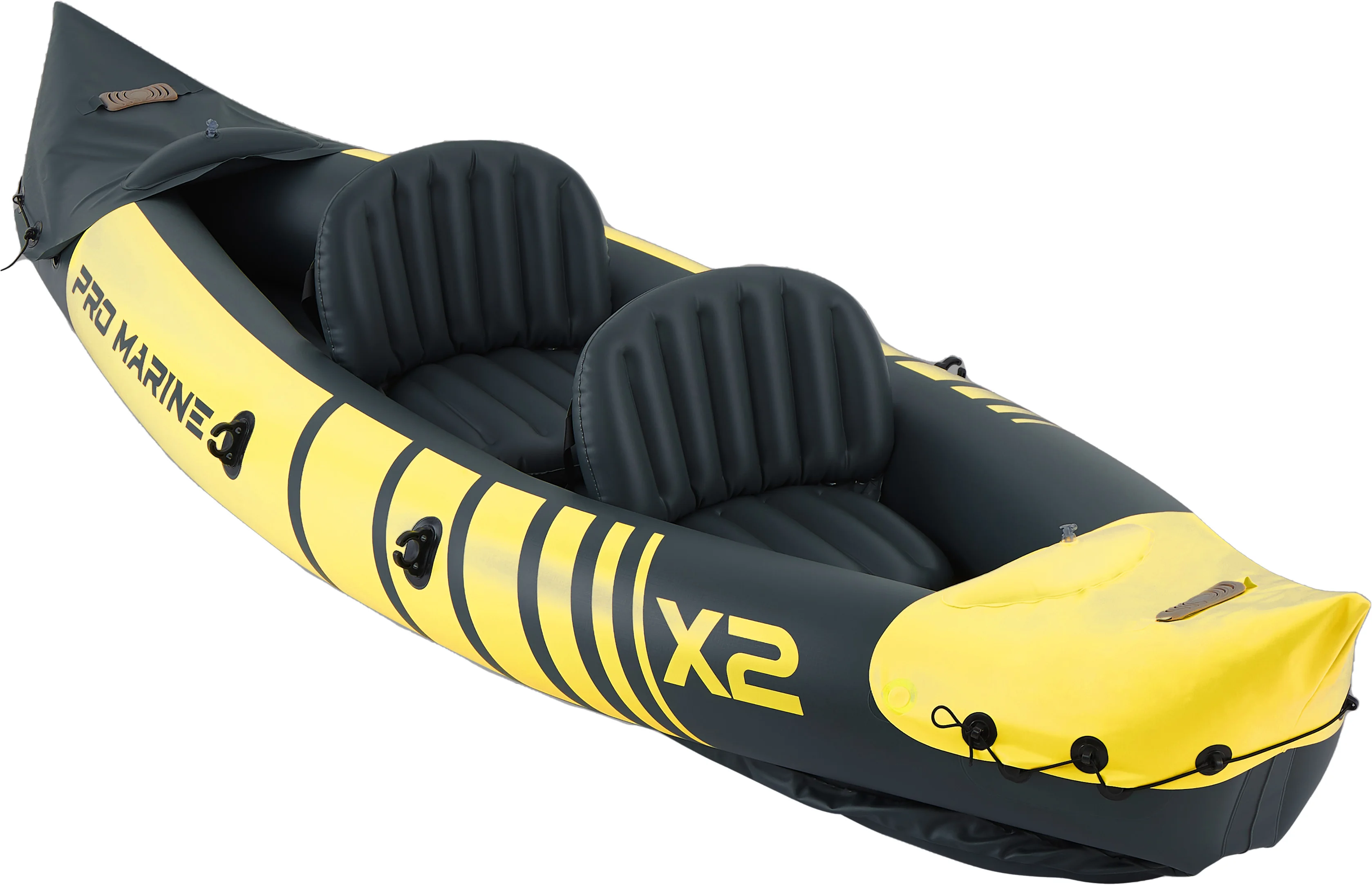B07  PVC double Inflatable Air Kayak paddle sail boat customized 2 Seat Plastic Inflatable Canoe Sit on Top Fishing Kayak 12ft