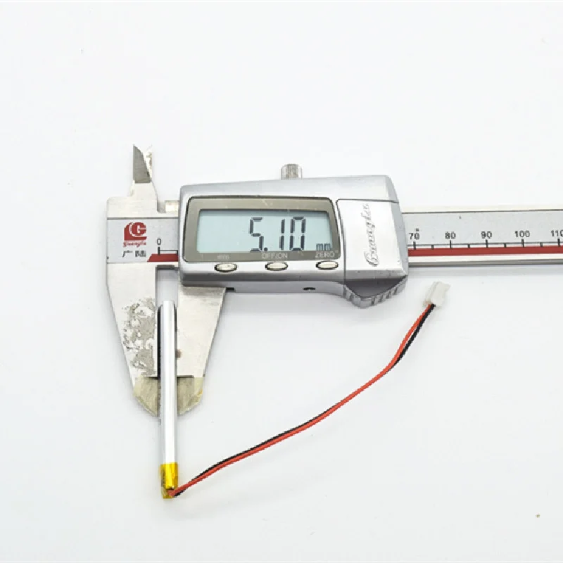 lipo battery cell 3.7V 180mAh 500850 rechargeable smallest battery cell 8mm width lithium polymer battery