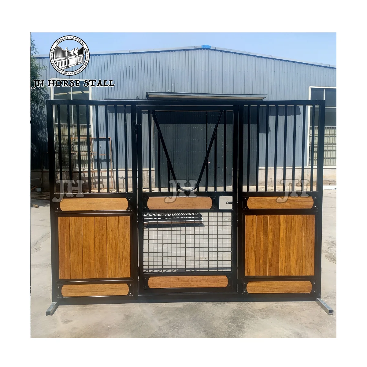 Customized Design Equine  Equipment Barn Horse Stable Box Horse Stalls Fronts Doors Back Side Panels for Sale