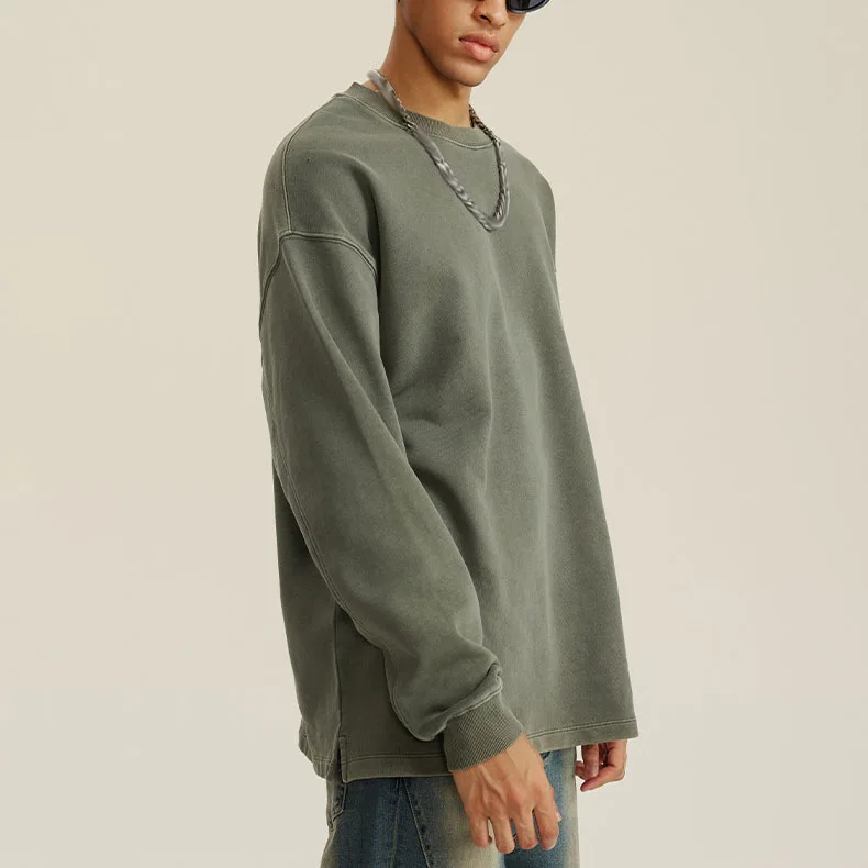 OEM Customize logo 500GSM Cotton French Terry unisex Men Heavyweight Oversized Multi-color Cotton Blank Pullover hoodie sweater