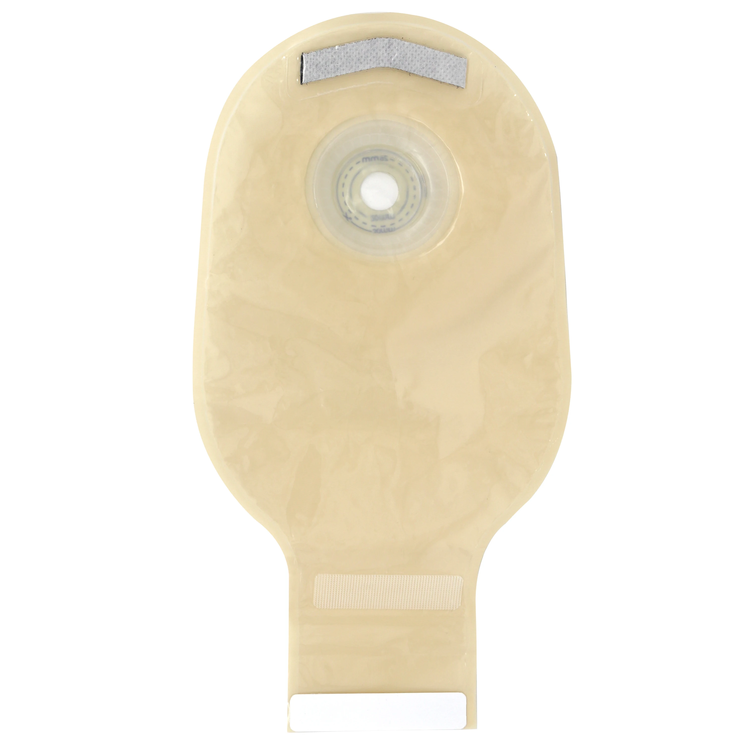 China manufacturer direct supply New Convex colostomia bag with hook and loop