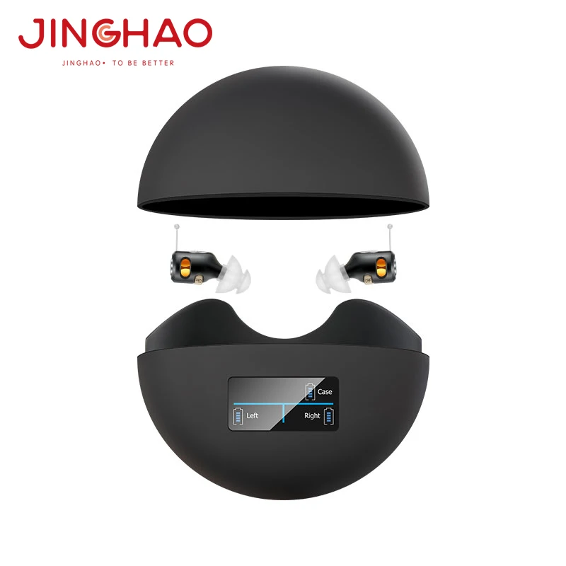 JINGHAO мини перезаряжаемый цифровой усилитель слухового аппарата