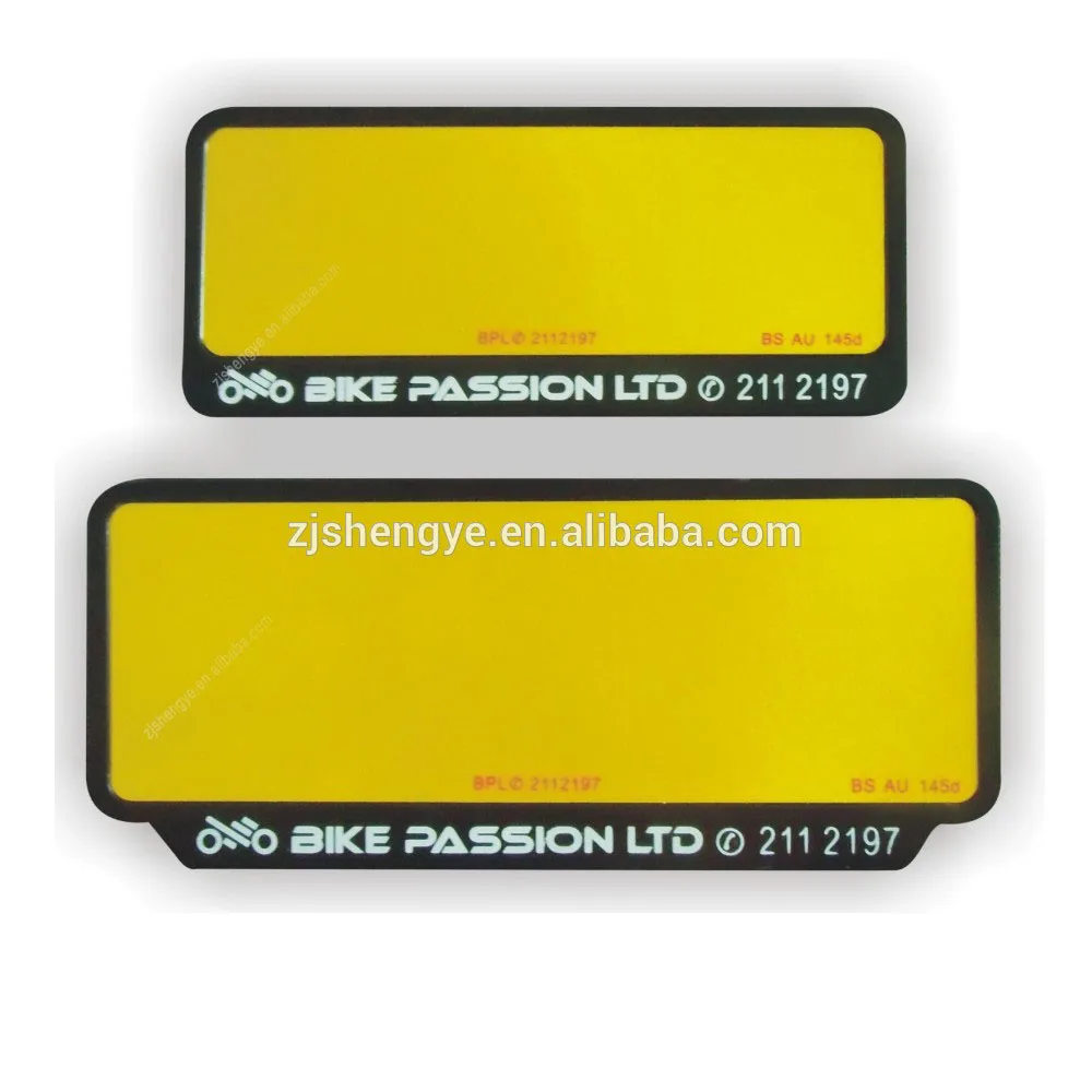 High Security Factory License Plate Aluminum Sheet Metal Blank Car License Plate