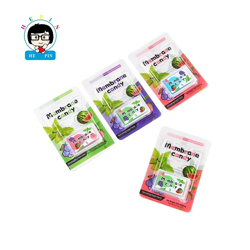 Wholesale Fruit Flavor Paper Mint Fresh Breath Strips Tablet Candy Pink Color For Kids