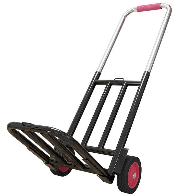 Handcart Folding Handling Household Shopping Trolley Portable Shopping Luggage Small Trolley Express