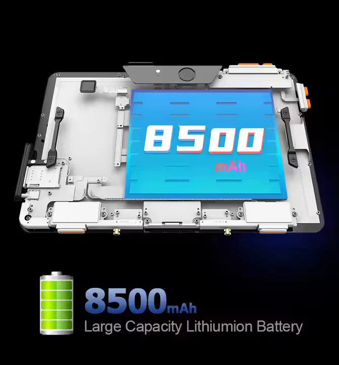 10.1 Inch Industrial Grade 4G Rugged Tablet With 10-Point Touch 8500mAh Battery and NFC