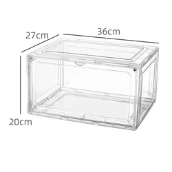 acrylic stackable shoe box storage organizer shoe box storage machine for premium acrylic shoe box