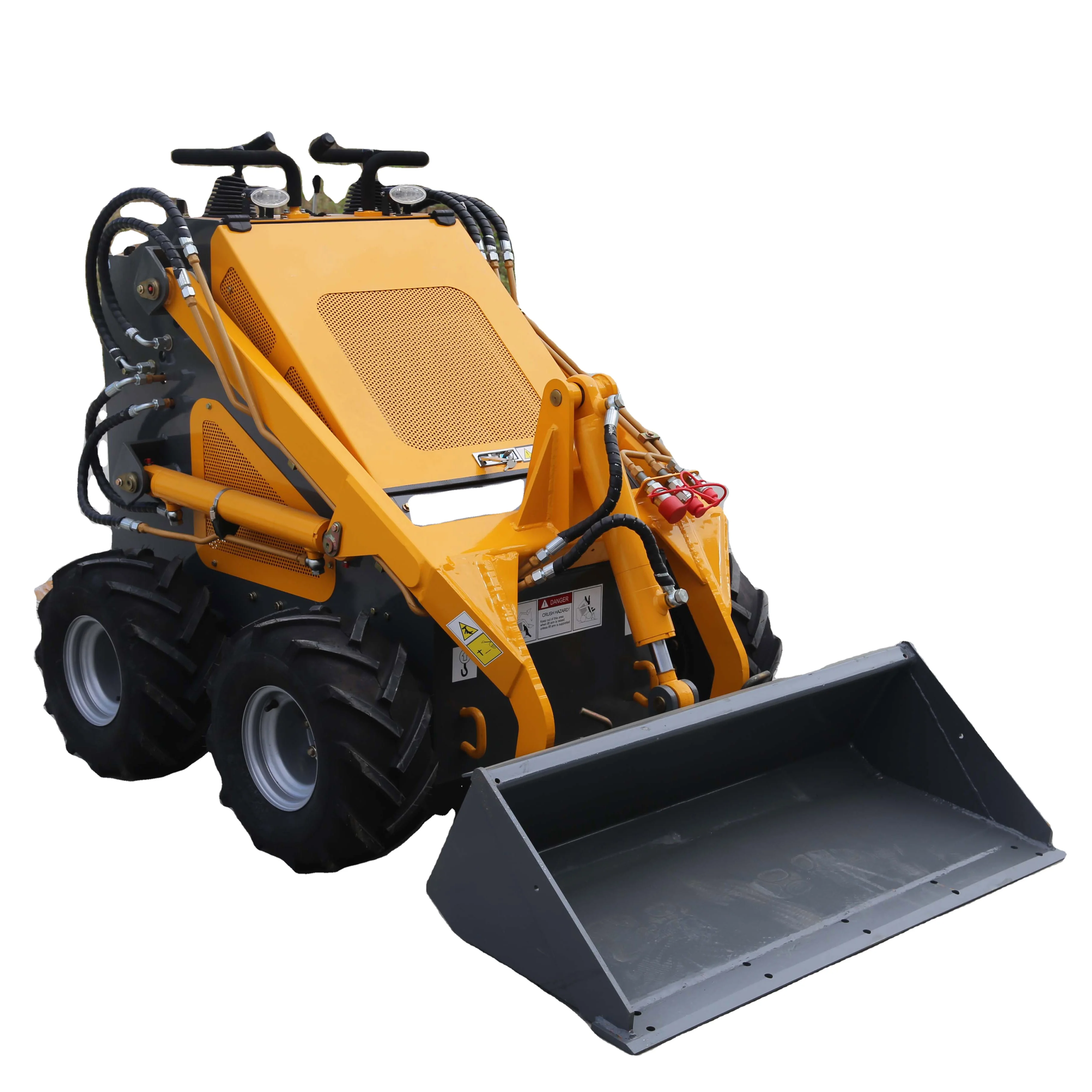 Wholesale SYNBON diesel  mini skid steer loader china small loader 1ton mini loader for sale