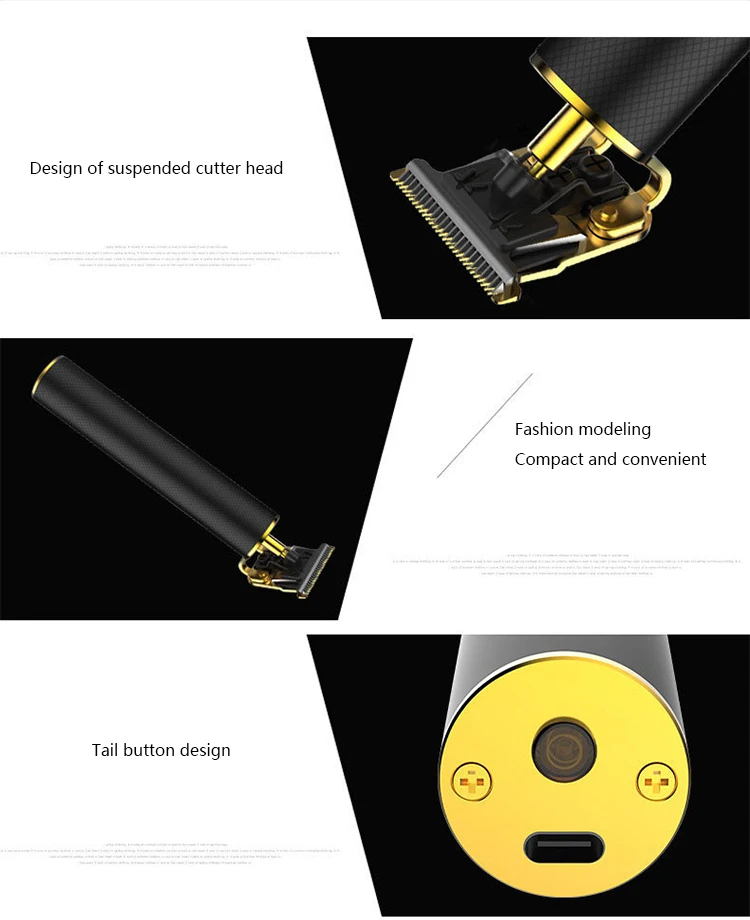 Прямая поставка электрические ножницы AIWO с Usb-зарядкой для металлического корпуса профессиональная машинка стрижки волос