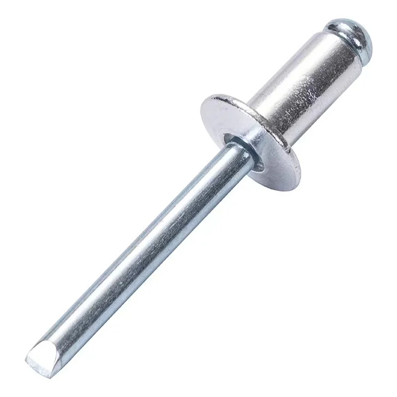 SCREWS MADE OF ALLOY STEEL M 6 X 1.0 BLIND RIVET NUT, HEX BODY REDUCED HEAD OPEN END STEEL ZINC PLATED