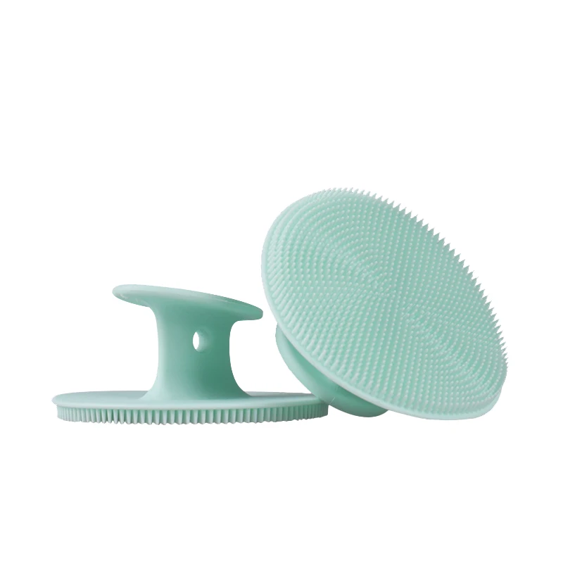 Super Soft Silicone Exfoliating Scrubber Skin Care Facial Foaming Brush Durable Deep Cleansing Brush for Multifunction